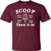 Go All Out 5X-Large Maroon Adult Scoop There It is T-Shirt view 3