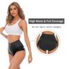 YaShaer Women's Briefs Underwear Cotton High Waist Tummy Control Panties Jacquard Ladies Panty 5 Pack Black M view 4