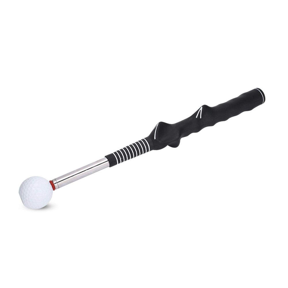 EVTSCAN Golf Swing Trainer, Golf Swing Grip Trainer Warm Up Training Aid Telescopic Club for Beginner