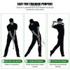 EVTSCAN Golf Swing Trainer, Golf Swing Grip Trainer Warm Up Training Aid Telescopic Club for Beginner view 3