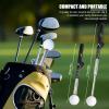 EVTSCAN Golf Swing Trainer, Golf Swing Grip Trainer Warm Up Training Aid Telescopic Club for Beginner view 4