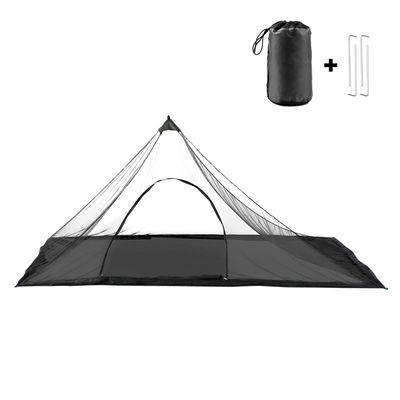 Lixada Camping Net with Carry Bag Single Triangular Net Yarn Tent Compact Lightweight Outdoors Mesh Screen Tent for Backpacking Hiking Camping Fishing Backyard