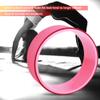 EVTSCAN Yoga WheelYoga Stretch Bend Balance Wheel Circle for Health Fitness Slimming Exercise,Back Wheel, Pink () view 3