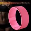 EVTSCAN Yoga WheelYoga Stretch Bend Balance Wheel Circle for Health Fitness Slimming Exercise,Back Wheel, Pink () view 4