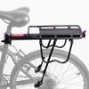 Bike Luggage Rack Rear Adjustable Bicycle Touring Carrier with Fender Board Frame-Mounted for Heavier Top Side Loads view 1