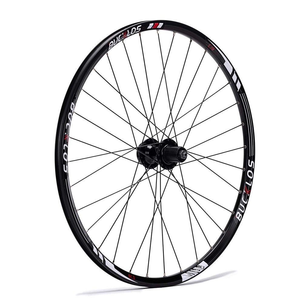 BUCKLOS MTB Wheelset 26" 27.5" 29" Quick Release Disc Brake 32H Mountain Bike Wheels, High Strength Aluminum Alloy Rim Black Bike Wheel, Suitable 8-10 Speed Cassette Mountain Bike Wheelset