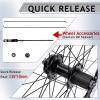 BUCKLOS MTB Wheelset 26" 27.5" 29" Quick Release Disc Brake 32H Mountain Bike Wheels, High Strength Aluminum Alloy Rim Black Bike Wheel, Suitable 8-10 Speed Cassette Mountain Bike Wheelset view 2