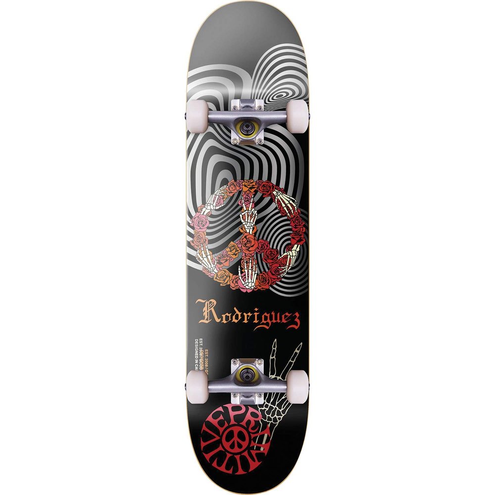 Primitive Skateboarding Paul Rodriguez GFL Black Complete Skateboard - 7.75" x 31.875"