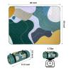 Exclusivo Mezcla Waterproof Picnic Blankets 3-Layer 60x80 INCH Large Sandproof Beach Blanket Foldable Outdoor Blanket for Camping on Grass Picnic Mat view 2