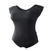 Lovdaswi Women Soft Mesh Splice Ballet Leotards view 3