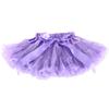 Baby Kids Pettiskirt Girls Tutu Skirts Ruffle Tulle Fluffy Dance Performance Dress Mini Skirt Princess Dress (Light Purple,XL,) view 1