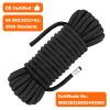 AOLEBA 10.5 mm Static Climbing Rope 10M(32ft) 20M(64ft) 30M(96ft) 50M(160ft) 70M(230ft) Outdoor Rock Climbing Ropes, Escape Rope Ice Climbing Equipment Fire Rescue Parachute Rope view 2