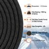 AOLEBA 10.5 mm Static Climbing Rope 10M(32ft) 20M(64ft) 30M(96ft) 50M(160ft) 70M(230ft) Outdoor Rock Climbing Ropes, Escape Rope Ice Climbing Equipment Fire Rescue Parachute Rope view 4