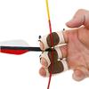 Archery Gloves Bow Finger Tab Leather Tradition Recurve Bow American Hunting Long Bow Hand Protector Hand Finger (3 Pcs) view 4
