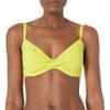 Catalina Women's Standard Twist Front Underwire Bikini Top, PEAR, S view 1