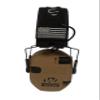 Walker's Razor Slim Ultra Low Profile Compact Design Adjustable Range Shooting Hunting Hearing Protection Electronic Earmuffs, Battle Brown - Patriot Series view 3