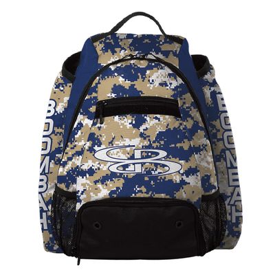 Boombah Prospect Batpack Camo Navy/Vegas Gold