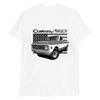 1972 Chevy C20 Custom 20 Vintage Pickup Truck Short-Sleeve T-Shirt White view 1