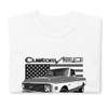 1972 Chevy C20 Custom 20 Vintage Pickup Truck Short-Sleeve T-Shirt White view 4