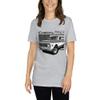 1972 Chevy C20 Custom 20 Vintage Pickup Truck Short-Sleeve T-Shirt Sport Grey view 3