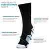 ChalkTalkSPORTS Hockey Performance Crew Socks - Eat. Sleep. Hockey. - Mid-Calf Socks - Youth view 2