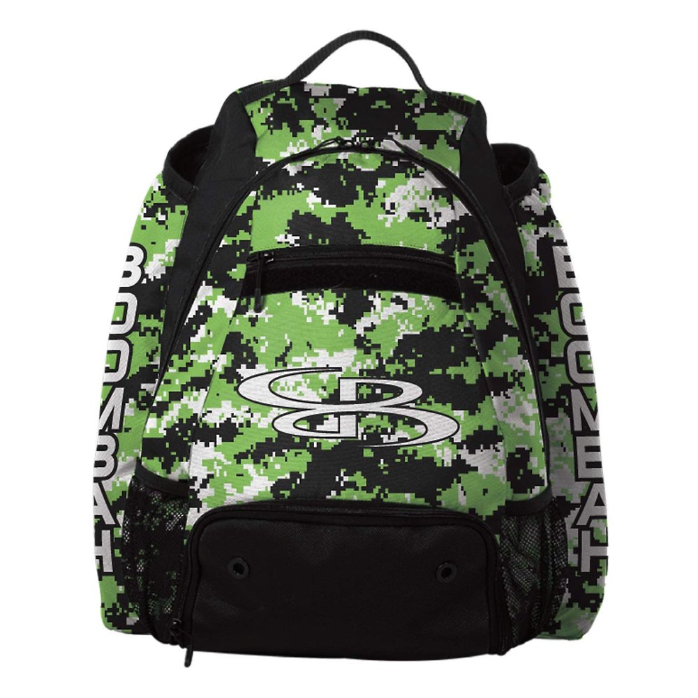 Boombah Prospect Batpack Camo Black/Lime Green