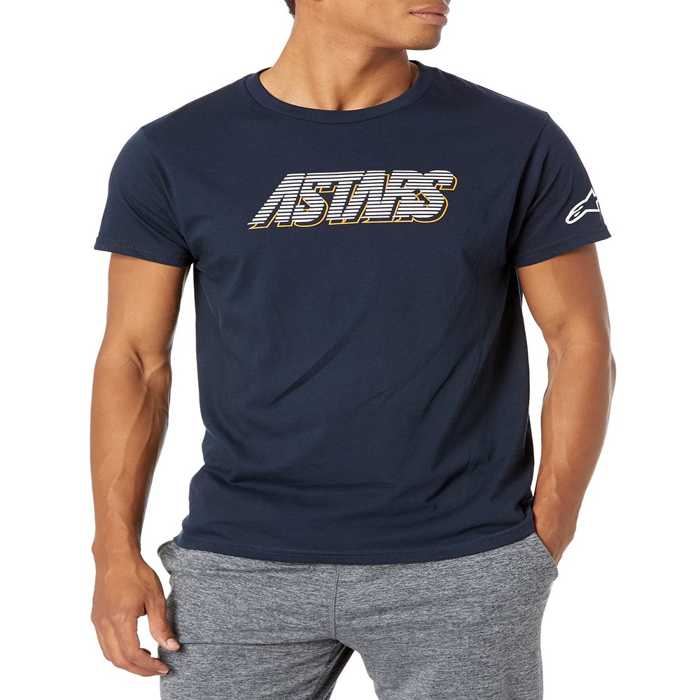 ALPINESTARS Men's Lanes TEE, Navy, XL