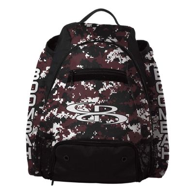 Boombah Prospect Batpack Camo Black/Maroon
