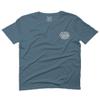 0058. American Flag Thin Red Line Firefighter Support Seal for Men T Shirt (Indigo 2X-Large) view 2