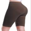Design by Olivia Women's Basic Solid Active Yoga Biker Shorts Americano S view 1
