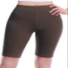 Design by Olivia Women's Basic Solid Active Yoga Biker Shorts Americano S view 2