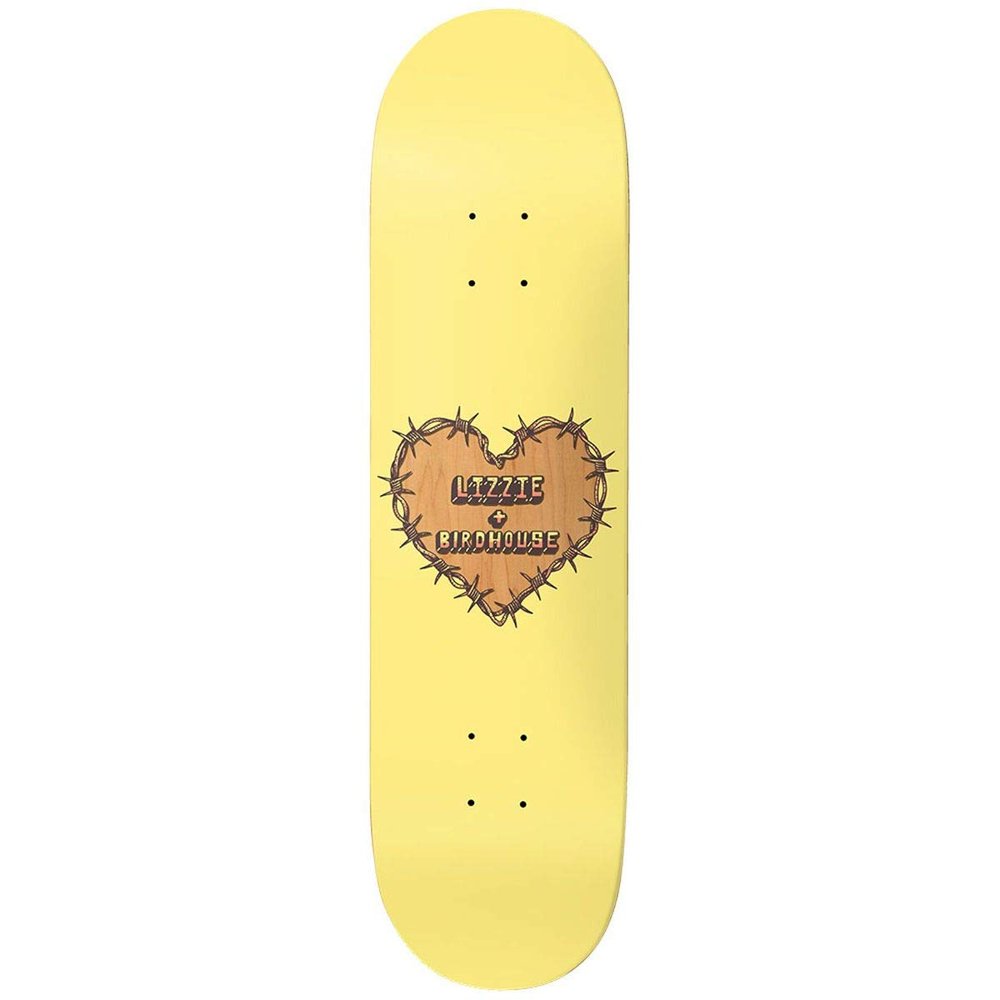 Birdhouse Lizzie Heart Protection Skateboard Deck - 8.00"