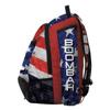 Boombah Prospect USA Stars & Stripes Bat Bag - 20.5" x 16" x 16" - Navy/Red/White view 4