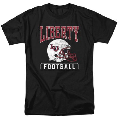 Liberty University Official Football Helmet Unisex Adult T-Shirt, Black, 5X-Large