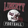 Liberty University Official Football Helmet Unisex Adult T-Shirt, Black, 5X-Large view 2