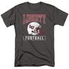Liberty University Official Football Helmet Unisex Adult T-Shirt, Charcoal, 5X-Large view 1