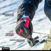 Striker Men's Defender Waterproof Breathable Insulated Ice Fishing Gloves with Adjustable Wrist and Gauntlet Closure, Black/Red, X-Large view 3