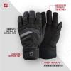 Striker Attack Waterproof Breathable Insulated Outdoor Ice Fishing Gloves with Adjustable Neoprene Cuff, Black, X-Large view 4