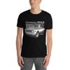 1972 Chevy C20 Custom 20 Vintage Pickup Truck Short-Sleeve T-Shirt Black view 2