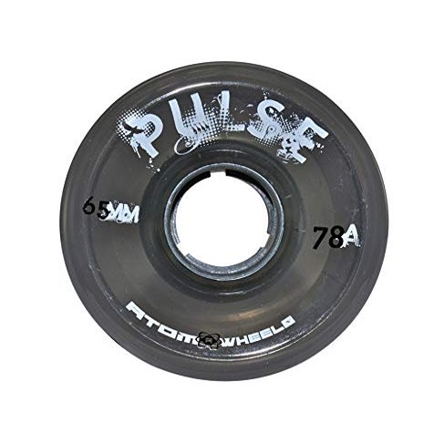 Atom Skates Outdoor Quad Roller Wheels 78A Atom Pulse 65x37 Black / 1 Pack - 4 Wheels
