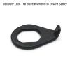 ALEOED 2 Pieces M10 Bicycle Hub Safety Washer, Front Rear Wheel Retaining Clip Hook for Mountain Road Bike MTB view 3