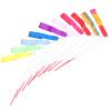 TOYANDONA 10pcs Dancing Ribbons for Gymnastics Assorted Color Performance Streamers Durable Non-Slip Wands for Dance Enthusiasts Boys and Girls Adults for Twirling Artistic Shows view 2