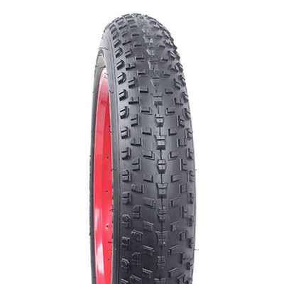 26x4.0 Fat Bike Tires Folding Bead Electric Bicycle Mountain Wire Tire Accessory (Black/26x4.0/30TPI/1 Tire)