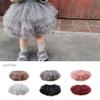 Baby Kids Pettiskirt Girls Tutu Skirts Ruffle Tulle Fluffy Ballet Dance Mini Skirt Performance Dress Princess Dress (Black,80cm,) view 2