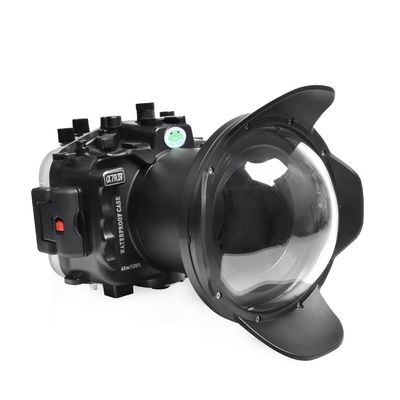 Seafrogs [40M/130FT] Underwater Camera Housing for Sony Alpha 7R IV A7R IV A7r4 (ILCE-7RM4A), Compatible with Sony 28-70mm f3.5-5.6(w/Zoom Gear),16-35mm F4, 24-70mm F4, 24mm F1.4 GM, Black