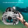Seafrogs [40M/130FT] Underwater Camera Housing for Sony Alpha 7R IV A7R IV A7r4 (ILCE-7RM4A), Compatible with Sony 28-70mm f3.5-5.6(w/Zoom Gear),16-35mm F4, 24-70mm F4, 24mm F1.4 GM, Black view 3