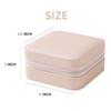 KElofoN Travel jewelry case Travel jewelry box Travel Jewelry Organizer Small box Gift for Girls Women with Mirror(Pink) view 2