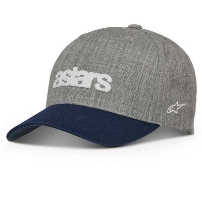 ALPINESTARS Standard History Hat, Grey Heather/Blue, ONE Size