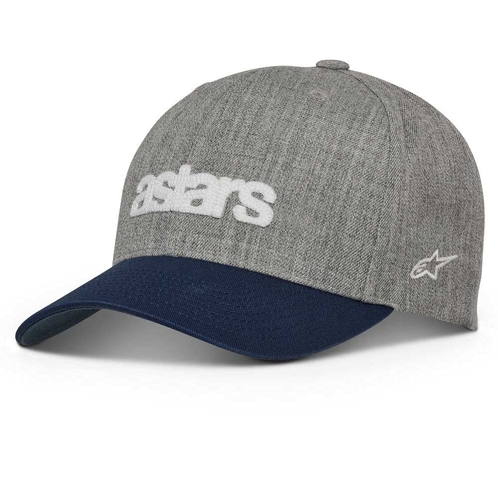 ALPINESTARS Standard History Hat, Grey Heather/Blue, ONE Size