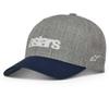 ALPINESTARS Standard History Hat, Grey Heather/Blue, ONE Size view 1